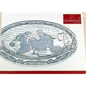 Nativity Plaque Celebrations by Mikasa Crystal Rejoice Collection #SA065-895